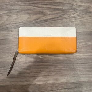 Coach Two-Tone Orange and White Women's Wallet